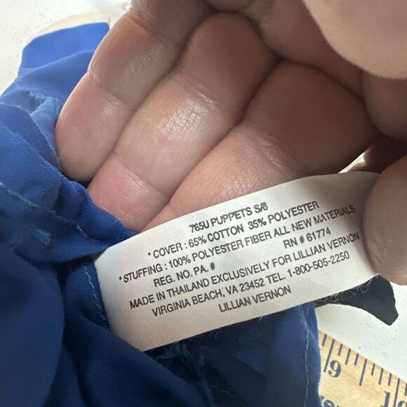 Timeless Toys Vintage Wizard Witch Hand Puppet Pretend Play Halloween P3 - Picture 10 of 10